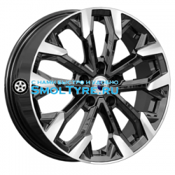 K&K 6,5x17/5x114,3 ET50 D54,1 Морейн (КС1046) Алмаз черный