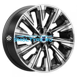 K&K 7,5x19/5x114,3 ET37 D66,6 Галего (КС1039) Алмаз черный
