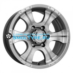 K&K 8x16/6x139,7 ET0 D108,5 Байконур (КС465М) Дарк платинум