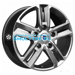 K&K 8x18/5x114,3 ET50 D66,1 Backfire (КС763) Дарк платинум