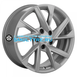 Khomen Wheels 7x17/5x108 ET40 D54,1 KHW1714 (Jac/Москвич 3) F-Silver