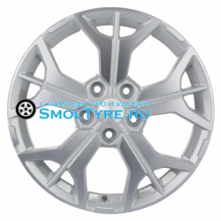 Khomen Wheels 7x17/5x112 ET40 D57,1 KHW1715 (Kodiaq/Tiguan) F-Silver-FP