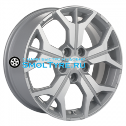 Khomen Wheels 7x17/5x112 ET54 D57,1 KHW1715 (Jetta) F-Silver-FP