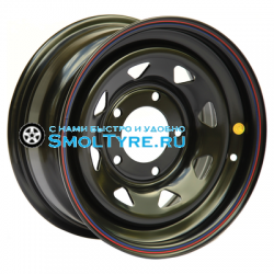 Off-Road Wheels 7x16/5x139,7 ET0 D110 УАЗ черный (треуг. мелкий)