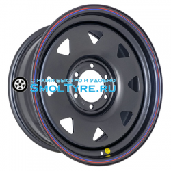 Off-Road Wheels 8x18/6x139,7 ET15 D110 Тойота Ниссан черный (треуг.)