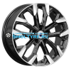K&K 6,5x17/5x100 ET45 D67,1 Морейн (КС1046) Алмаз черный