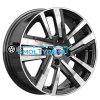 K&K 6x15/4x100 ET40 D60,1 Хант (КС1034) Алмаз черный