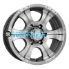K&K 8x16/6x139,7 ET0 D110,1 Байконур (КС465) Дарк платинум