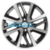 Khomen Wheels 6x16/4x100 ET50 D60,1 KHW1609 (Vesta/Largus) Black-FP