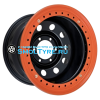 Off-Road Wheels 8x15/6x139,7 ET-19 D110 Тойота Ниссан с бедлоком (оранжевый) черный